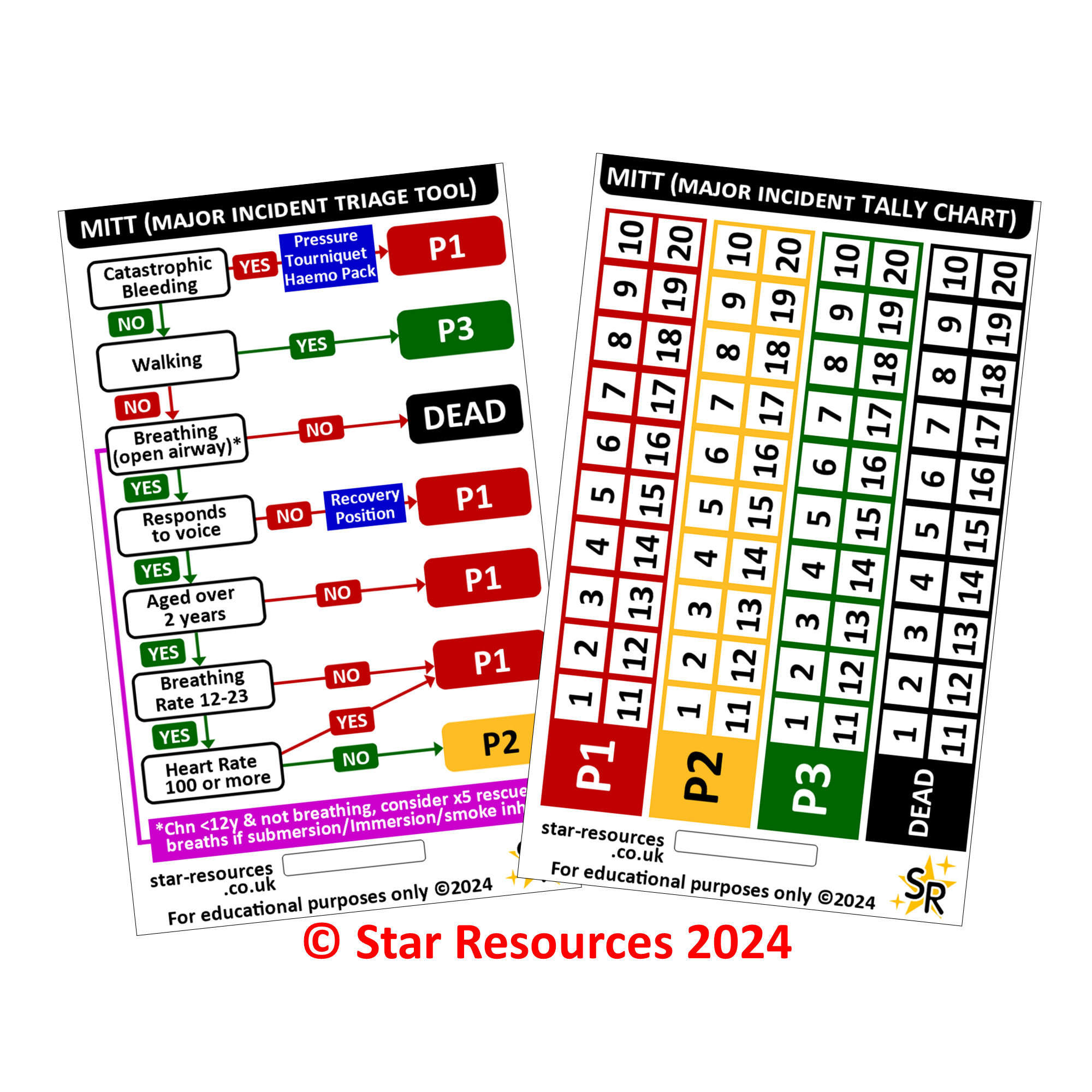 Paramedic Emt Eca St John Medical Reference Lanyard Reference Cards Id